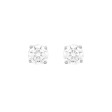 18K WHITE GOLD 3/4CT ROUND DIAMOND LADIES EARRINGS (CENTER STONE ROUND DIAMOND 5/8CT)